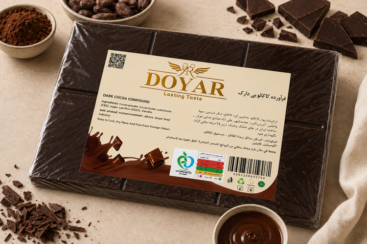 شکلات تخته دارک دویار ۳ کیلوگرمی